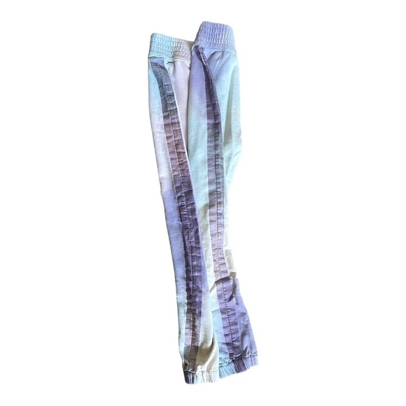 Mother Springy Lounger Jogger Pant Pastel Tie Dye Purple Stripe XS - Picture 6 of 9